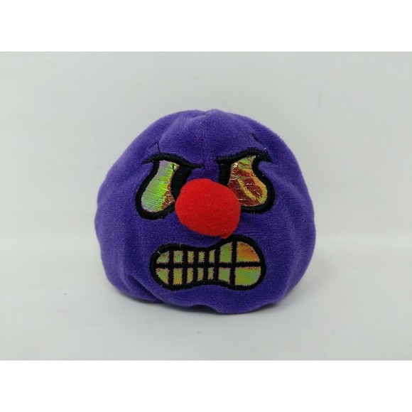 Silly Slammers Knuckles Design #2 Beanbag Purple Angry VTG 1998 90s Toy Not Work - Picture 1 of 9